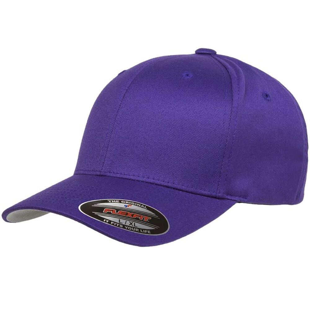 Flexfit Childrens/Kids Wooly Combed Cap / Purple